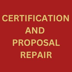 Certification and Proposal Repair
